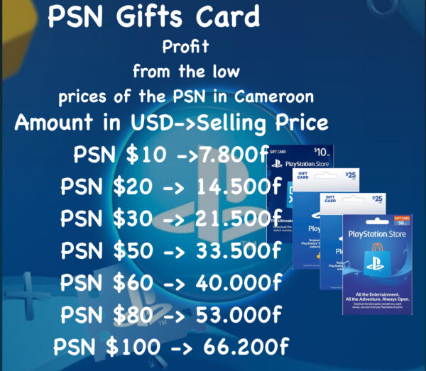 phonto Playstation Gift Card US10